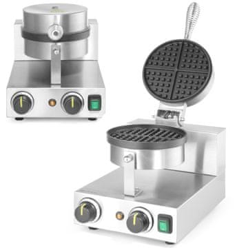 Hendi Okrugli aparat za belgijske vafle, TEFLON, promjer 190 mm - 212172