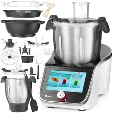 Hendi Višenamjenski kuhinjski robot s vagom 20 funkcija Chef IPC 4,5 l 1400 W