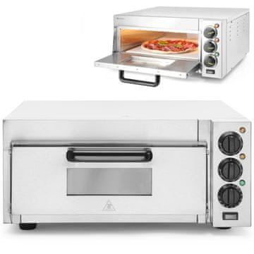 Hendi Peć za pizzu s jednom komorom za 1 veliku pizzu 2000 W 230 V - 220290