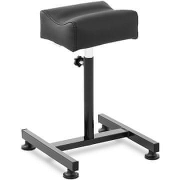 Stolica za kozmetičku pedikuru, podesiva visina do 67 cm, do 80 kg - crna