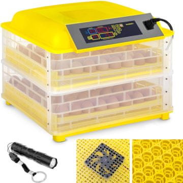 Inkubator za valionike za 112 kokošjih jaja 120 W + ovoskop