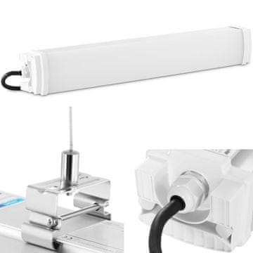 Wiesenfield LED svjetiljka vodootporna hermetična za skladišnu radionicu IP65 2200 lm 60 cm 20 W