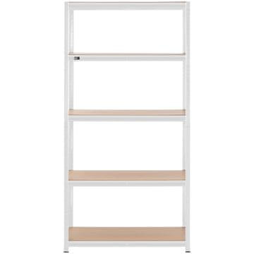 MSW Metalni regal za skladištenje s 5 polica 750 kg 100 x 60 x 197 cm sivi