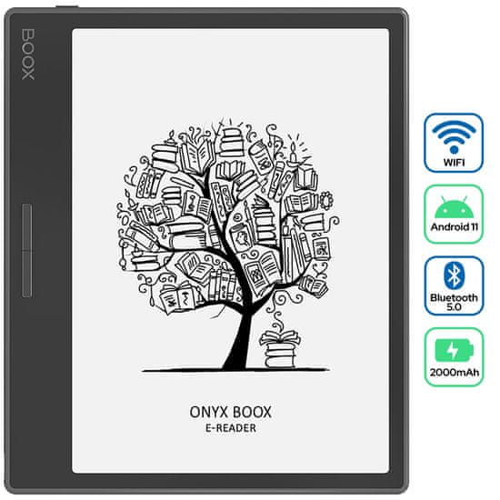 Onyx Boox BOOX Leaf2 E-čitač/tablet, 17,78cm (7), 2GB, 32GB, Wi-Fi, microSD, crna