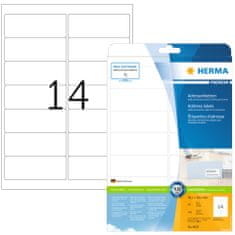 Herma Superprint Premium naslovne naljepnice, 99,1 x 38,1 mm, 10/1