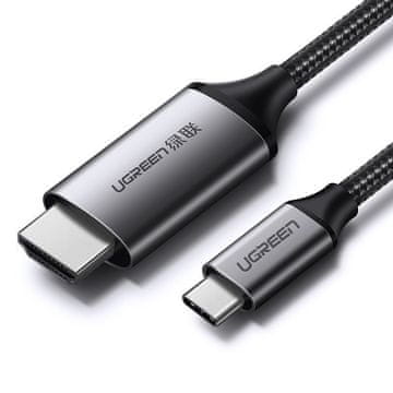 Ugreen HDMI na USB-C 4K 60Hz 1,5 m crno-sivi adapter kabel