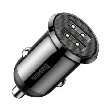 BASEUS BRZI AUTO PUNJAČ ZA UPALJAČ ZA CIGARETE 2X USB 4.8A