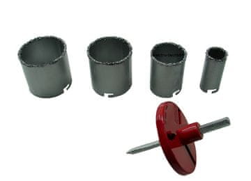 VOLFRAMOVE PILE ZA RUPE 4 kom. SREBRNE 33-73 mm
