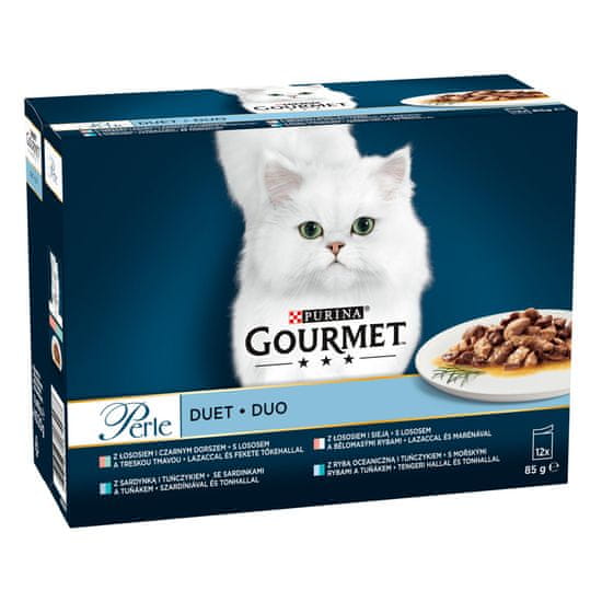 Gourmet Perle Multipack mini fileti u ribljem soku, Duo, 72 x 85 g