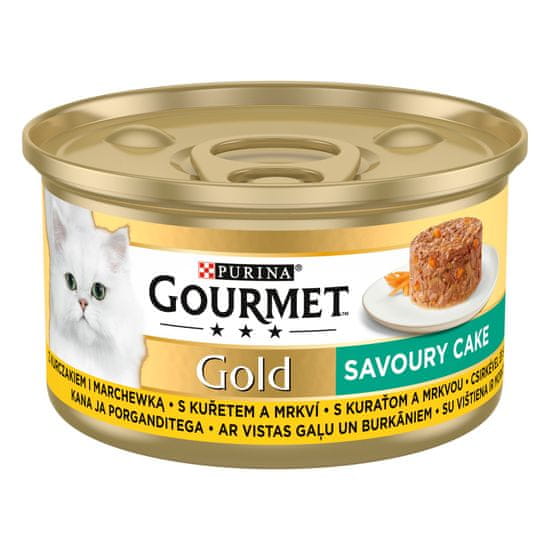 Gourmet Gold Savoury piletina i mrkva, 24 x 85 g