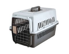 Aga Transportni kavez 59x36x35 cm Siva-Crna