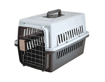 Aga Transportni kavez 59x36x35 cm Siva-Crna