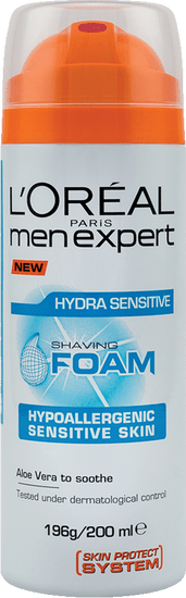 Loreal Paris Expert Hydra Sensitive pjena za brijanje, 200 ml