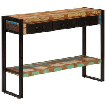 Vidaxl Konzolni stolić 110x30x76 cm Masivno reciklirano drvo