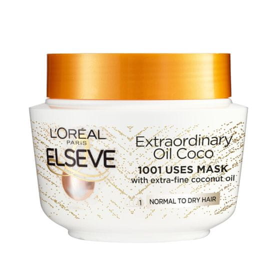 Loreal Paris Elseve Extraordinary Oil Coco maska za kosu, 300 ml