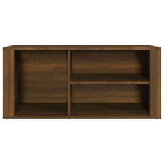 Vidaxl Ormarić za cipele smeđi hrast 100x35x45 cm konstruirano drvo