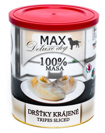 FALCO MAX Deluxe konzerve za odrasle pse, s rezanim tripicama, 8x 800 g