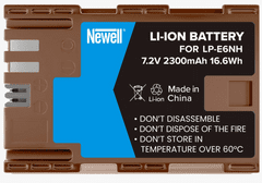 Newell LP-E6NH baterija za Canon, USB-C