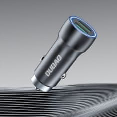 DUDAO R4+ auto punjač 2x USB 120W 3A, siva
