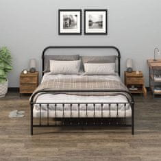 Vidaxl Noćni ormarići 2 kom boja dimljenog hrasta 40x35x50 cm