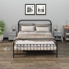 Vidaxl Noćni ormarići 2 kom boja dimljenog smeđi 40x35x50 cm