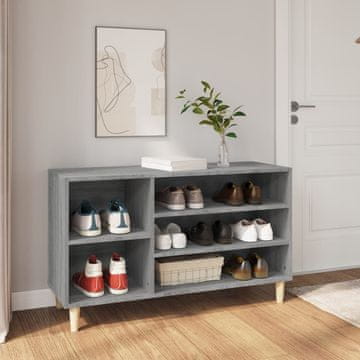Vidaxl Ormarić za cipele, sivi hrast sonoma, 102 x 36 x 60 cm