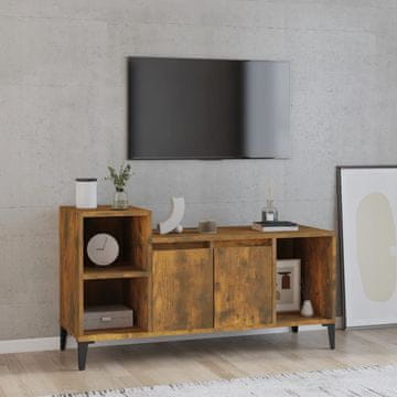 Vidaxl TV stalak dimljeni hrast 100x35x55 cm