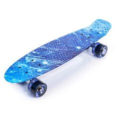 Meteor Multiboard skateboard, B-Galaxy print
