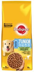 Pedigree hrana za štence Pedigree Junior 15 kg, piletina i riža