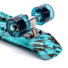 Meteor Multiboard skateboard, plavo/crni print