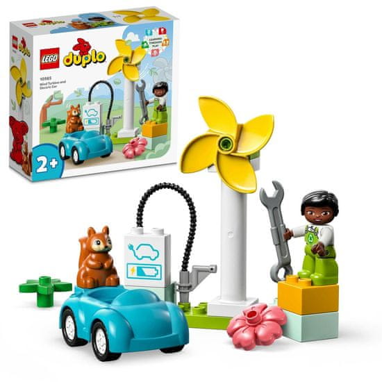 LEGO DUPLO 10985 Vjetroturbina i elektri ni automobil MALL.HR