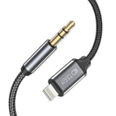 Tech-protect Ultraboost kabel Lightning / 3.5mm jack 1m, crno