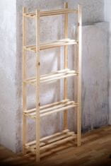 Rojaplast drvena polica 5 polica 80 × 40 × 170 cm