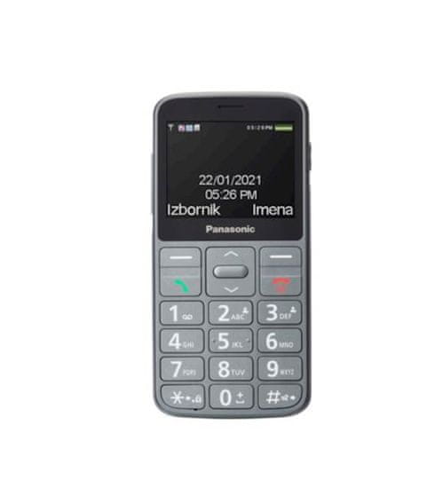 Panasonic KX-TU160EXG mobilni telefon, siva