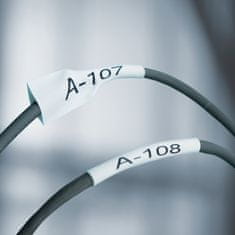 Dymo Rhino HST traka 6 mm, crna na bijeloj, 18051