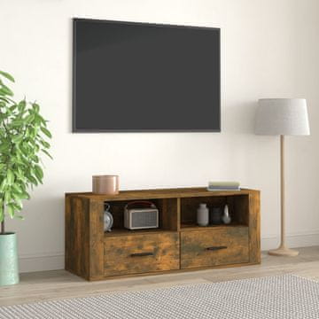 Vidaxl TV stalak dimljeni hrast 100x35x40 cm