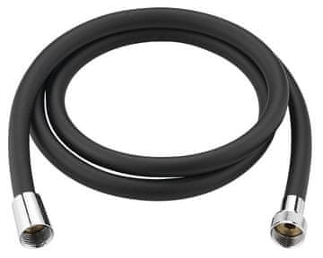 AQUALINE AQUALINE Plastično crijevo za tuš, 150 cm, mat crna