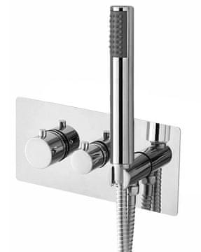 SAPHO RHAPSODY ugradbena termostatska tuš baterija s tušem, 2/3 izlaza, kromirana