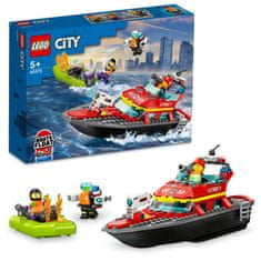 LEGO Grad 60373 Vatrogasni spasilački brod i čamac