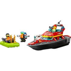 LEGO Grad 60373 Vatrogasni spasilački brod i čamac