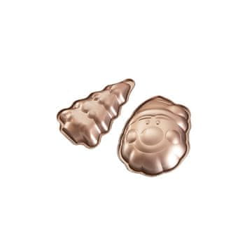 Set od 2 božićna kalupa za pečenje kolačića Rosegold BH-6948