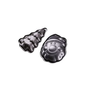 Set od 2 posude za pečenje božićnih kolačića Carbon Pro BH-6950