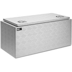 MSW Aluminijska transportna kutija za alat, s mogućnošću zaključavanja, 119 l, 91 x 45 x 44,5 cm