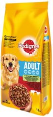 Pedigree Hrana za odrasle pse s govedinom 15 kg