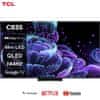 TCL 55C835 Mini LED QLED TV, 140 cm, Android TV, WiFi, Bluetooth, ONKYO