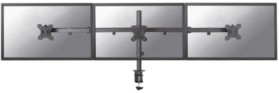 Neomounts FPMA-D550D3BLACK nosač za 3 monitora do 68.6 cm, fleksibilan, 6 kg