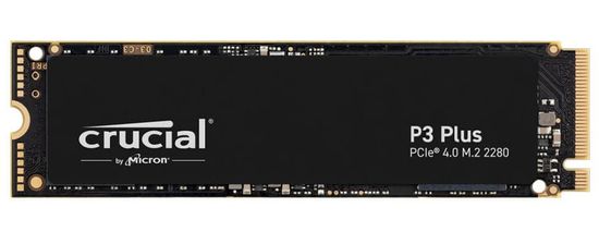 Crucial P3 Plus SSD, 4 TB, M.2 80 mm, PCI-e 4.0 x4 NVMe (CT4000P3PSSD8)