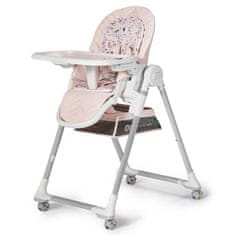 Kinderkraft LASTREE dječja blagovaonska stolica, ružičasta