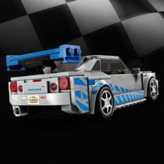 LEGO Speed ​​​​Champions 2 Fast 2 Furious Nissan Skyline GT-R igračka (R34)
