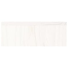 Vidaxl Stalak za monitor bijeli 50 x 27 x 10 cm od masivne borovine
